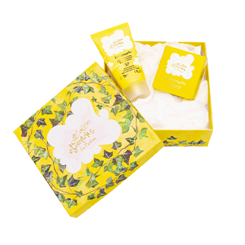 <p>My Le Parfum Body Lotion & Soap Set <p><p>code : <span style="color:"000000;">MUMLOLITA
</span></p>
<p>From 60€ purchase in the brand<p>